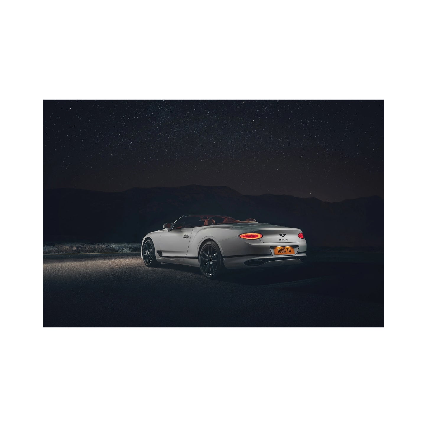 Bentley Continental GT Convertible car artwork for automotive enthusiasts UAE
