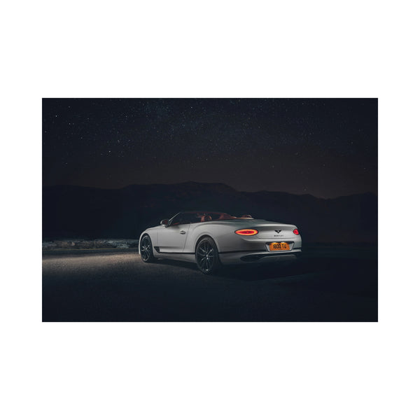 Bentley Continental GT Convertible car artwork for automotive enthusiasts UAE