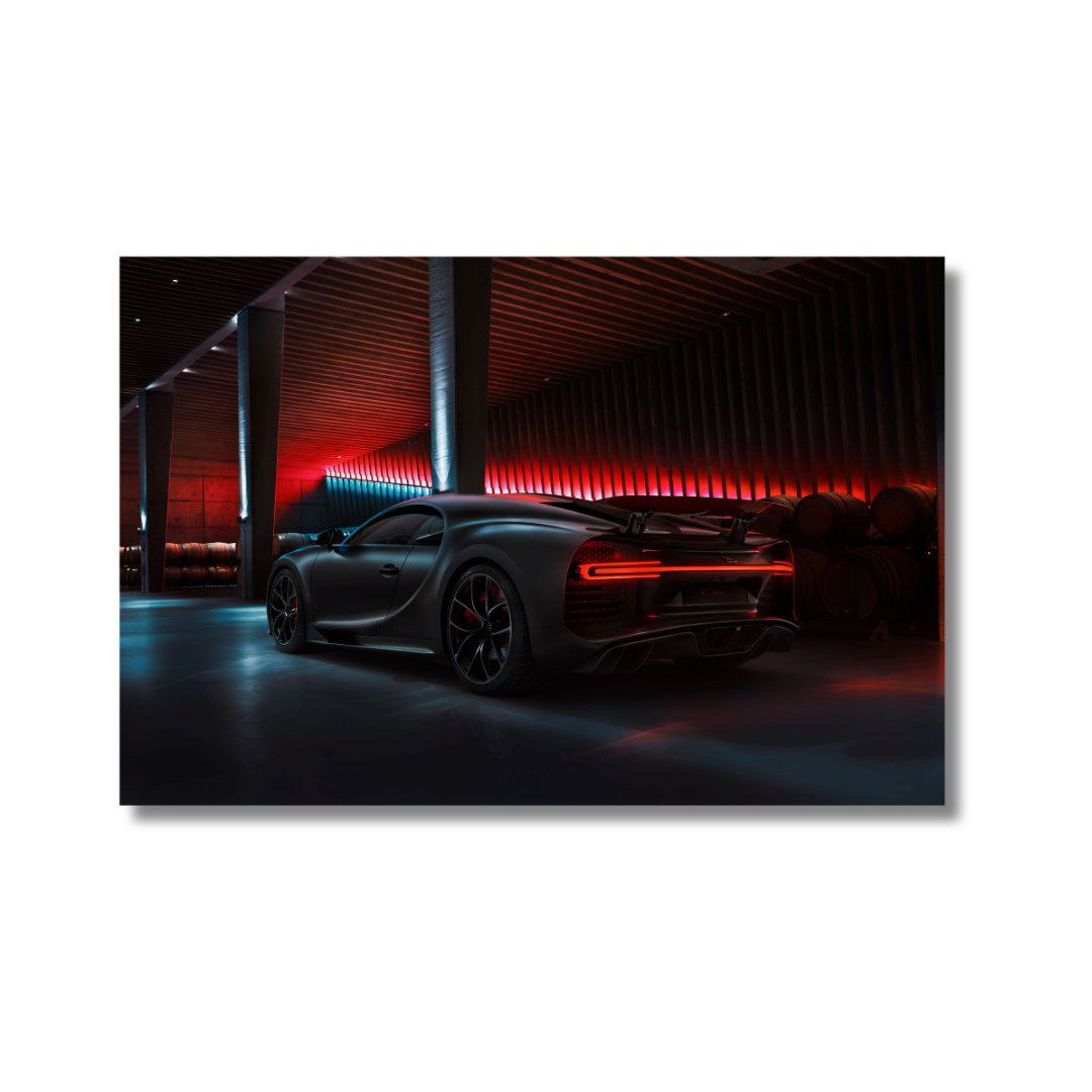 Black Bugatti Chiron 2020