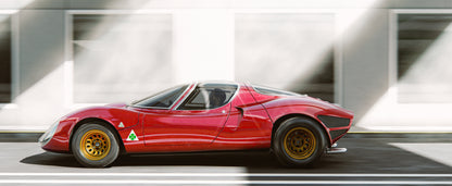 Alfa Romeo Tomeo car art poster for car lovers in UAE